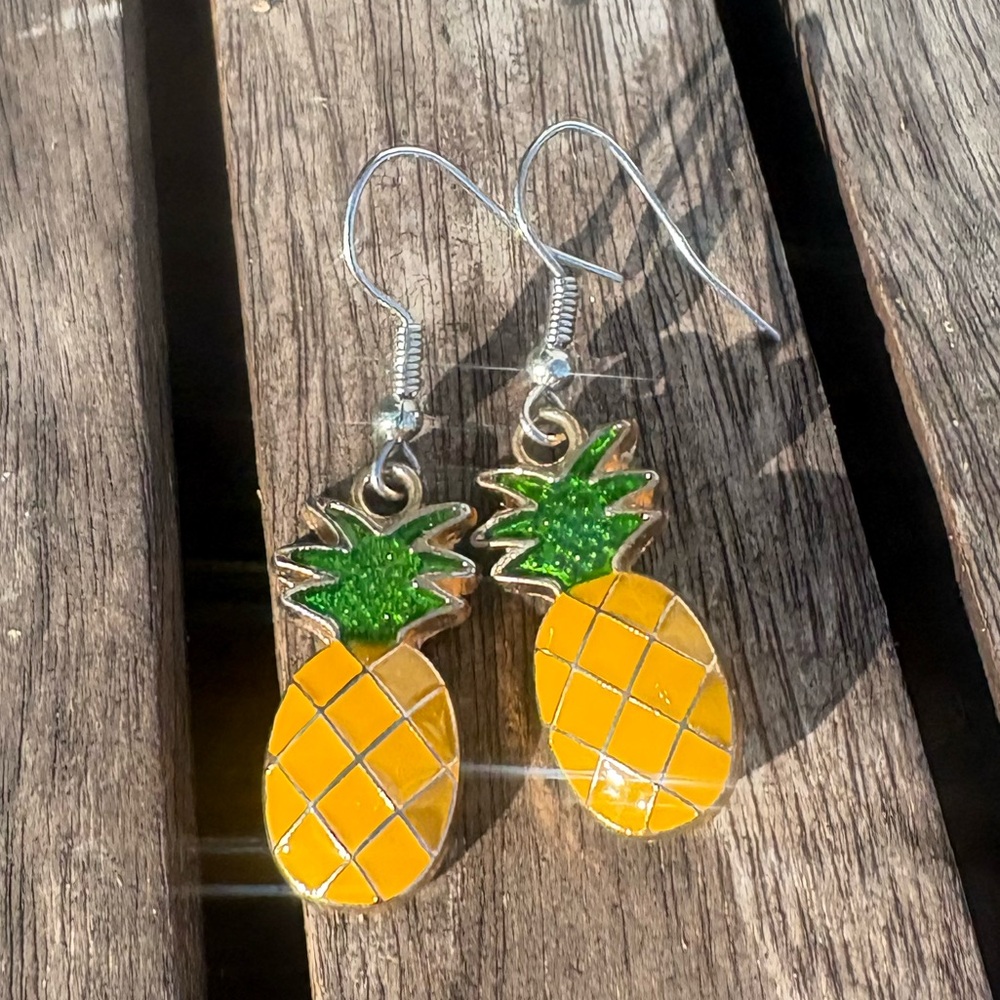 Pineapple Dangle Earrings